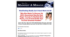 Desktop Screenshot of manifestmiracle.com