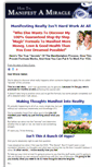 Mobile Screenshot of manifestmiracle.com